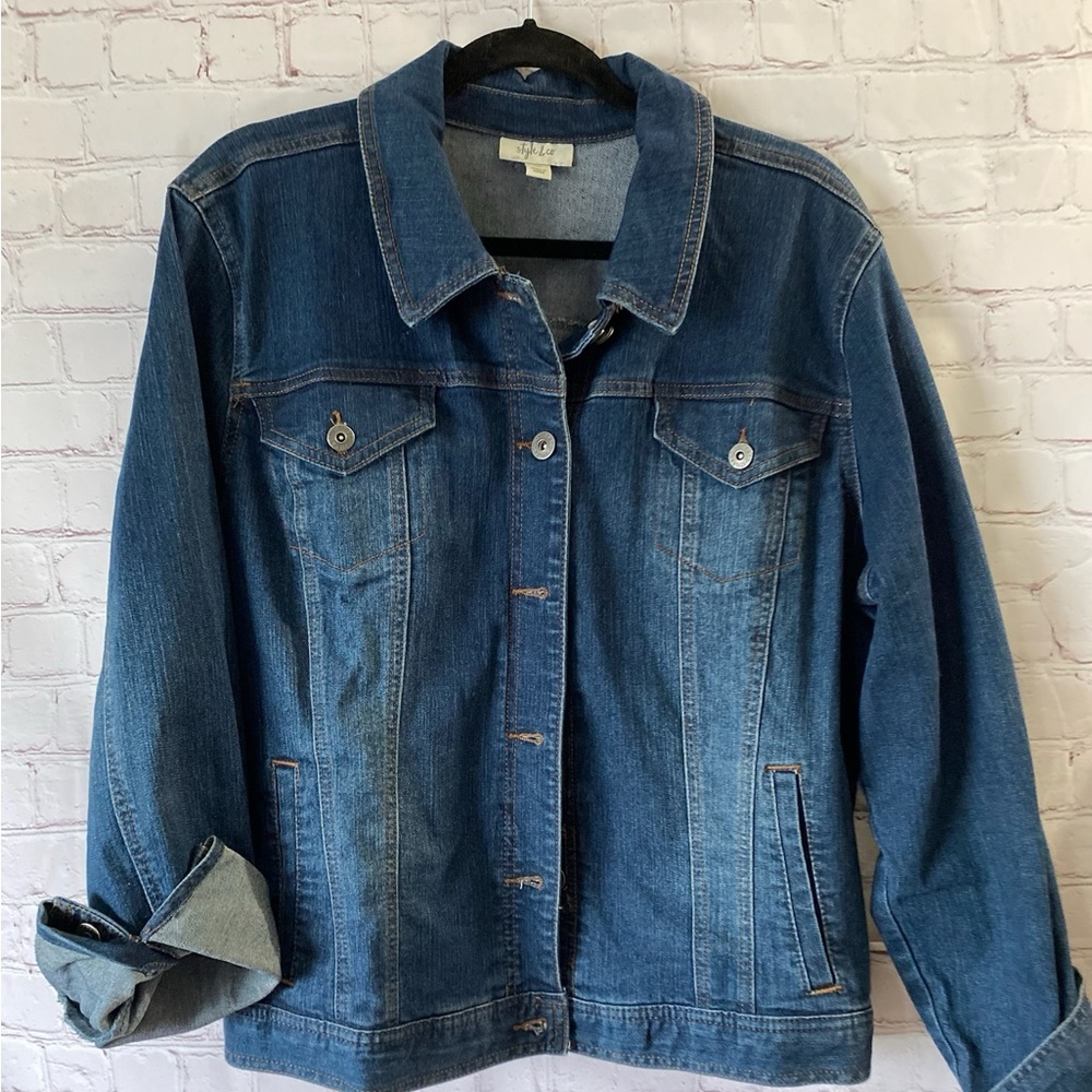 Style & Co Denim Jacket XXL